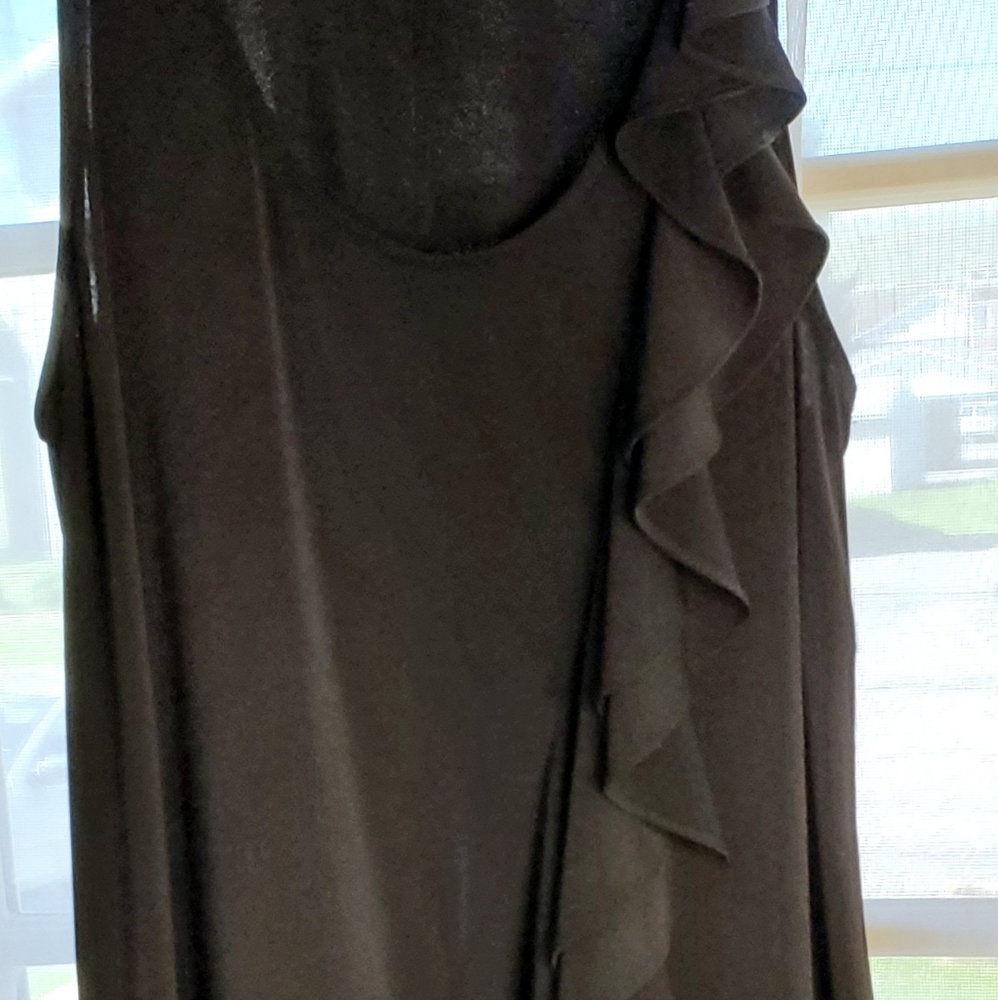 White House Black Market Ruffle Dress